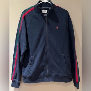 Original Penguin Zippered Jacket Size Men’s Large